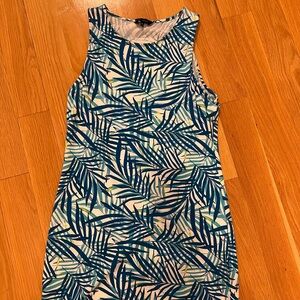 Fitted Blue Mini Dress Perfect For Summer